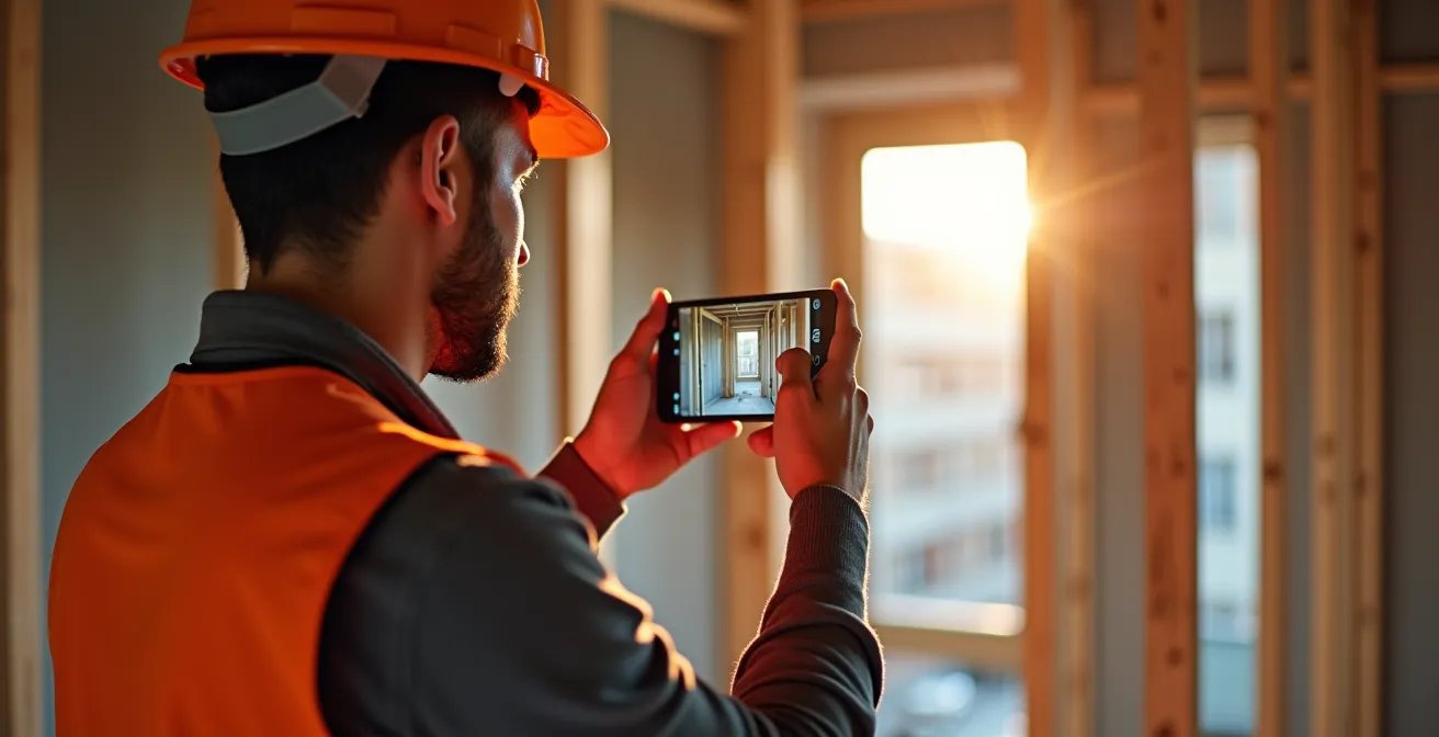 Instalaciones eléctricas y fontanería visibles antes del cierre con pladur