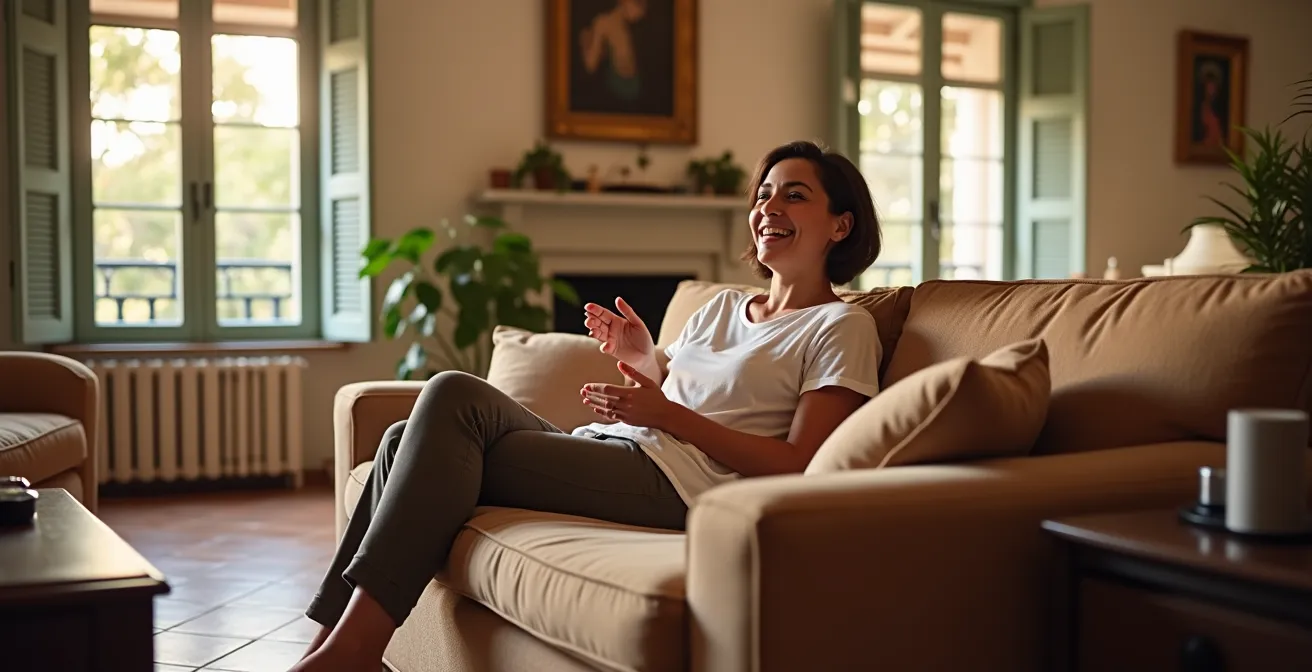 Control por voz del sistema de zonificación desde el salón con asistente virtual